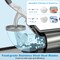 10 Gallon Storage Ice Crusher with Stainless Steel Dual Blades and Waterproof Safety Switch